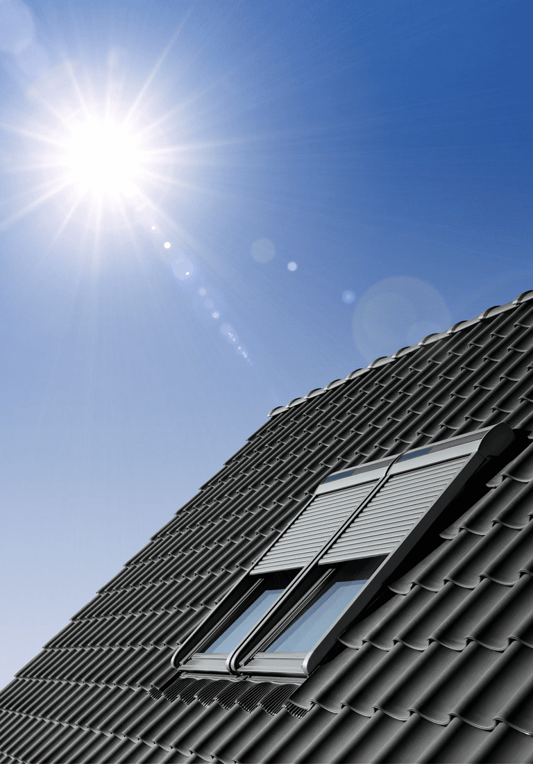 VELUX rolluik op zonne-energie