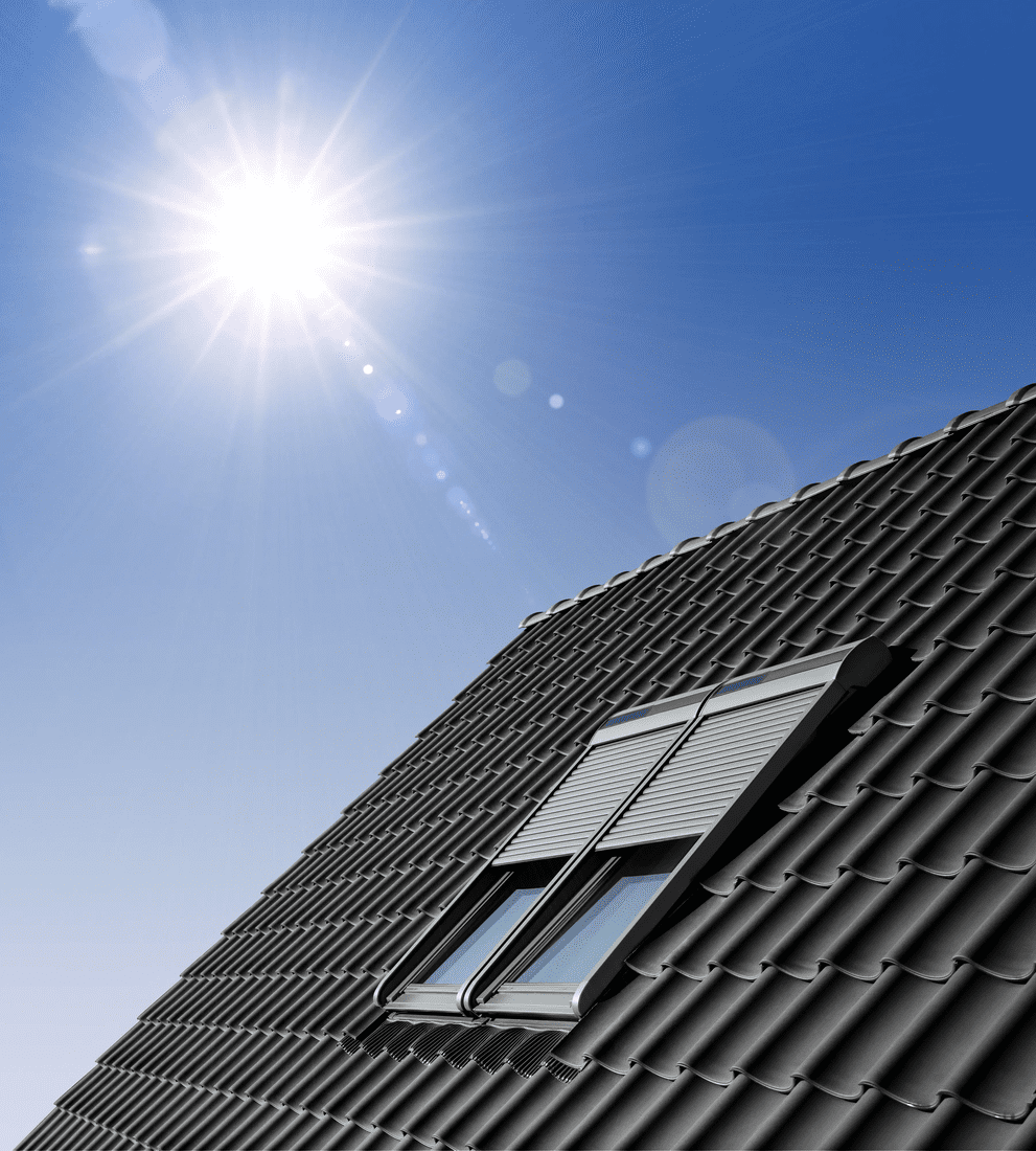 VELUX rolluik op zonne-energie