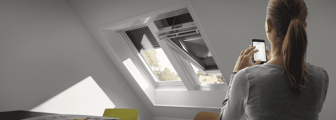 VELUX rolluik op zonne-energie