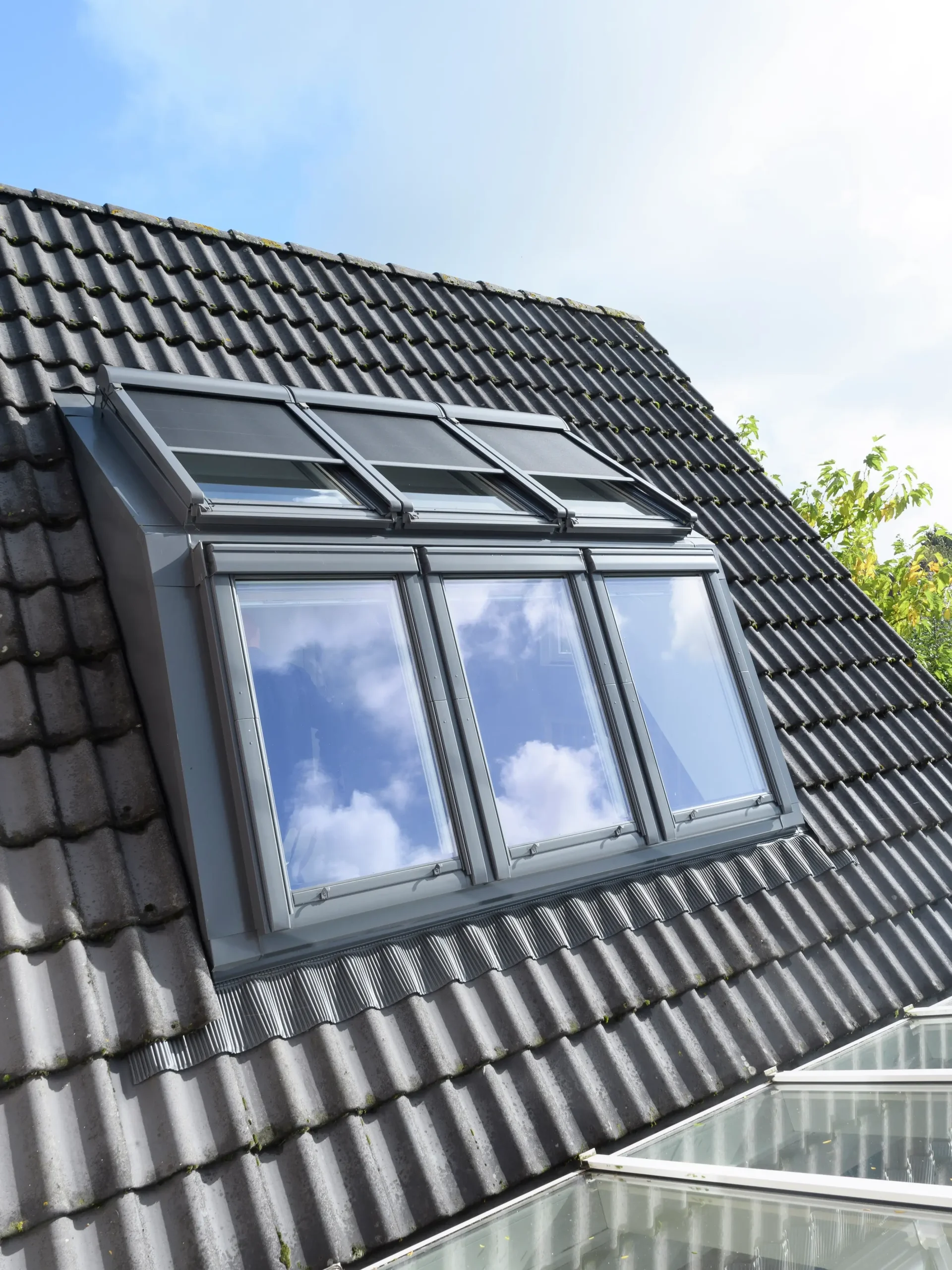VELUX Dakkapel Ruimte met dakramen in een hellend dakvlak