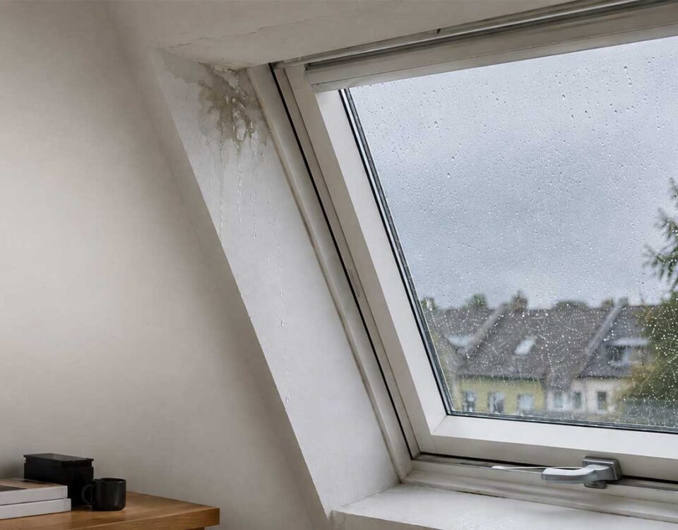 waterinsijpeling bij VELUX